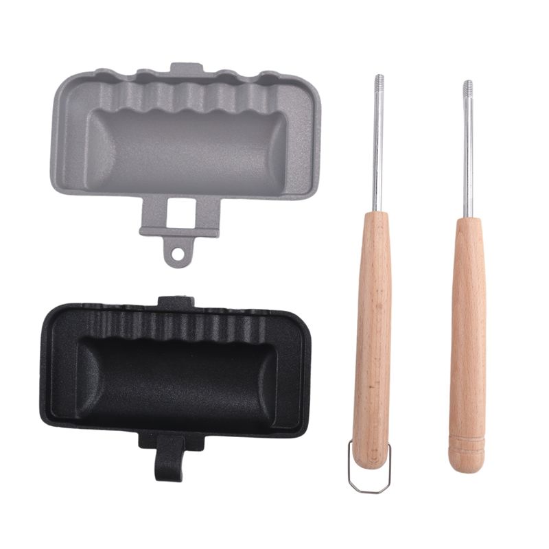 Sandwich Press Panini - A60T เครื่องทำแซนวิชร้อนแบบง่ายดาย, เครื่องปิ้งฮอทดอก, กระทะอบแซนวิชสองด้าน, กระทะทอดสองด้าน, สำหรับชีสย่าง