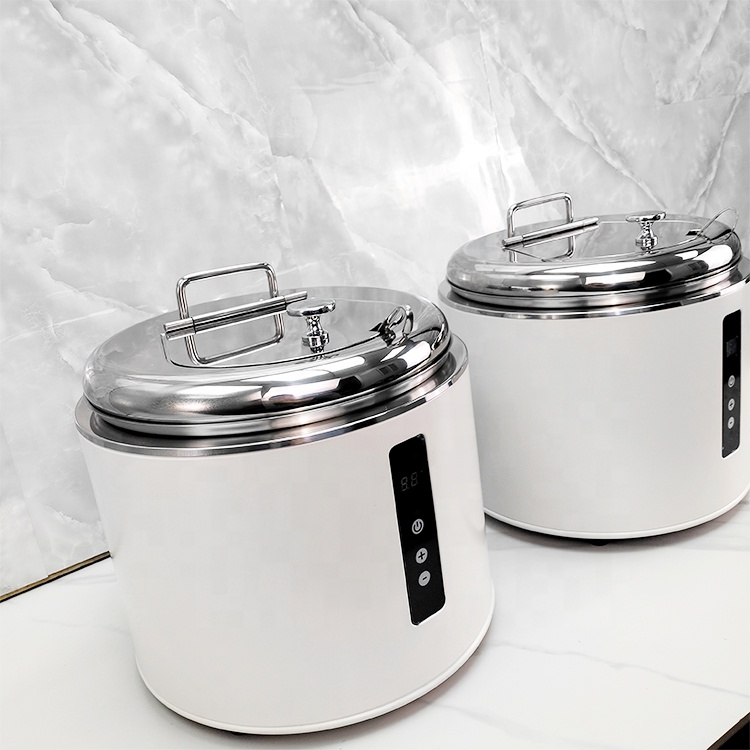 Commercial Kitchen Kettle - หม้ออุ่นอาหารสแตนเลสขนาด 10 ลิตร สำหรับวางบนเคาน์เตอร์ เหมาะสำหรับครัว โรงแรม