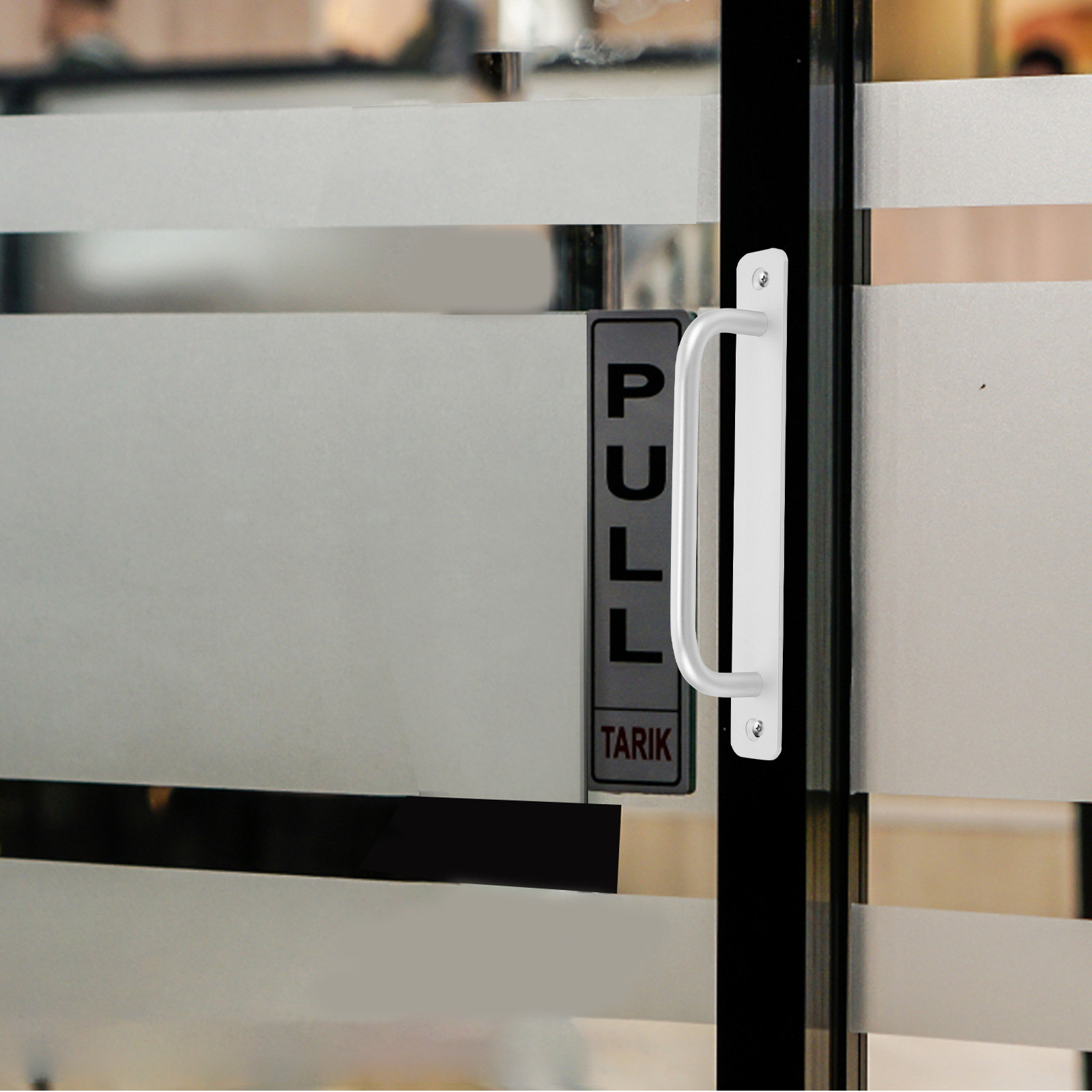 Commercial Kitchen Windows - มือจับประตูอลูมิเนียมอัลลอยแบบไม่ต้องเจาะ สำหรับประตูกระจก หน้าต่าง ระเบียง ห้องครัว สำนักงาน