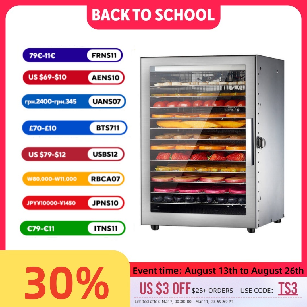 Commercial Food Dehydrator - 220V 110V ผลไม้แห้งเครื่องอาหาร Dehydration เครื่องเป่าผลไม้เครื่องเป่า Commercial