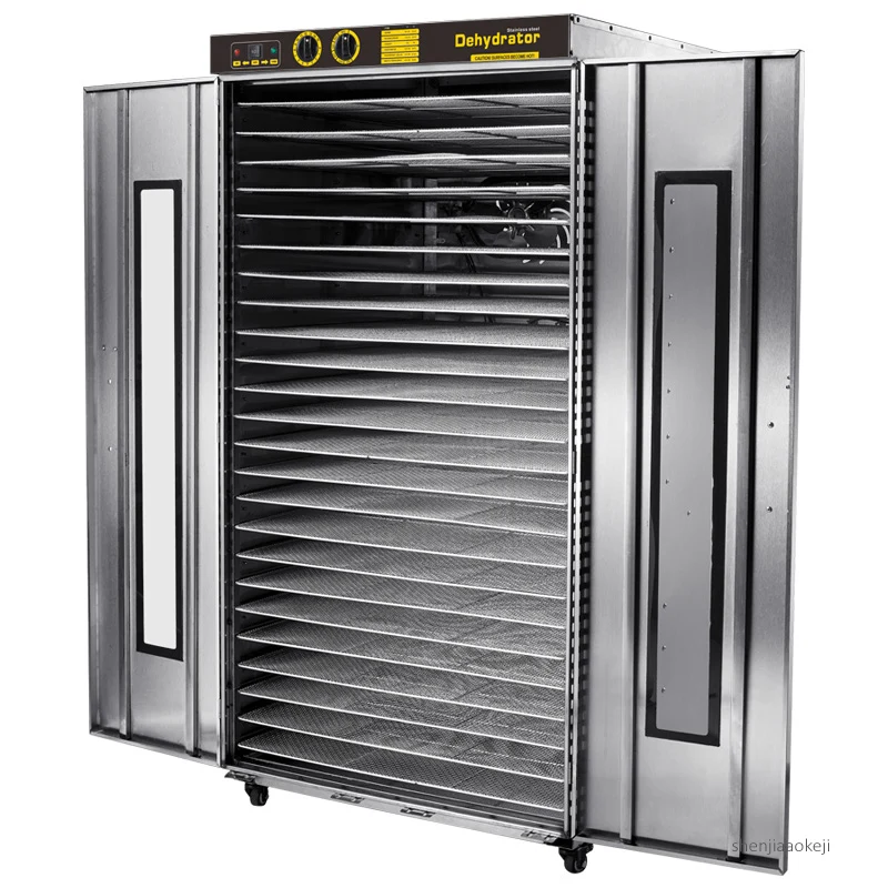 Commercial Food Dehydrator - เครื่องอบแห้งอาหารเชิงพาณิชย์ เครื่องแยกน้ำผักผลไม้ เครื่องอบแห้งเนื้อสัตว์ เครื่องอบแห้งอาหาร ทำงานต่อเนื่อง 72