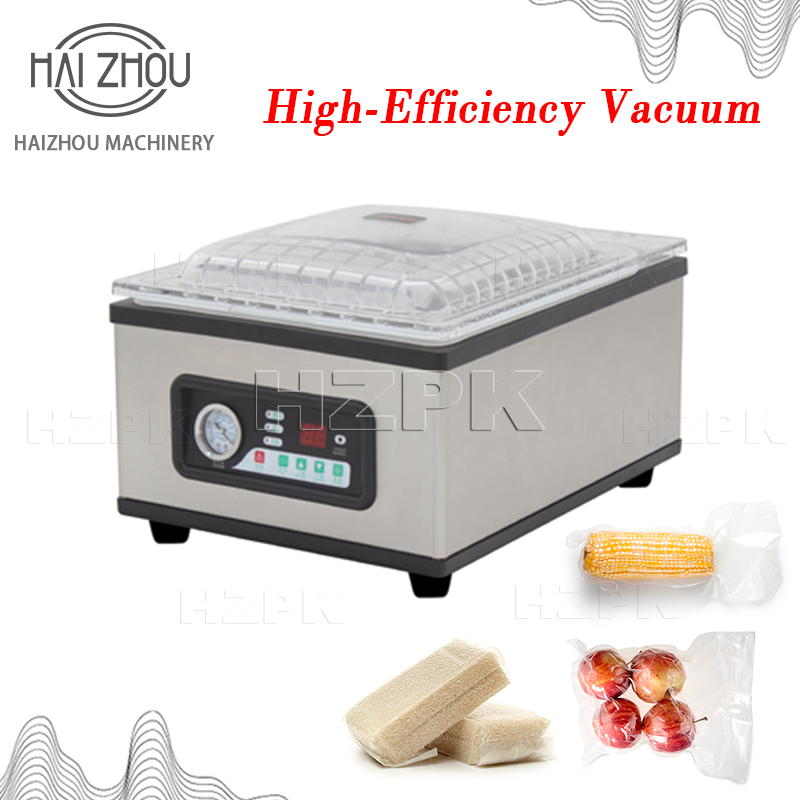 Commercial Food Dehydrator - เครื่องซีลสูญญากาศเชิงพาณิชย์ HAIZHOU เครื่องบรรจุภัณฑ์อาหารแบบอัตโนมัติชนิดตั้งโต๊ะ ทำจากสแตนเลส สำหรับซีลเนื้อสัตว์และผลไม้