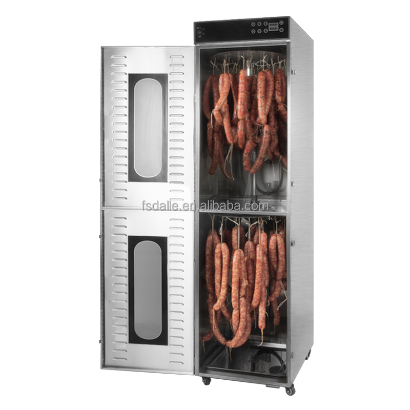 Commercial Food Dehydrator - เครื่องอบแห้งแบบหมุนสองโซนสำหรับอาหารเชิงพาณิชย์ ขนาดใหญ่ สำหรับไส้กรอก บิลตอง และอาหารแช่แข็ง