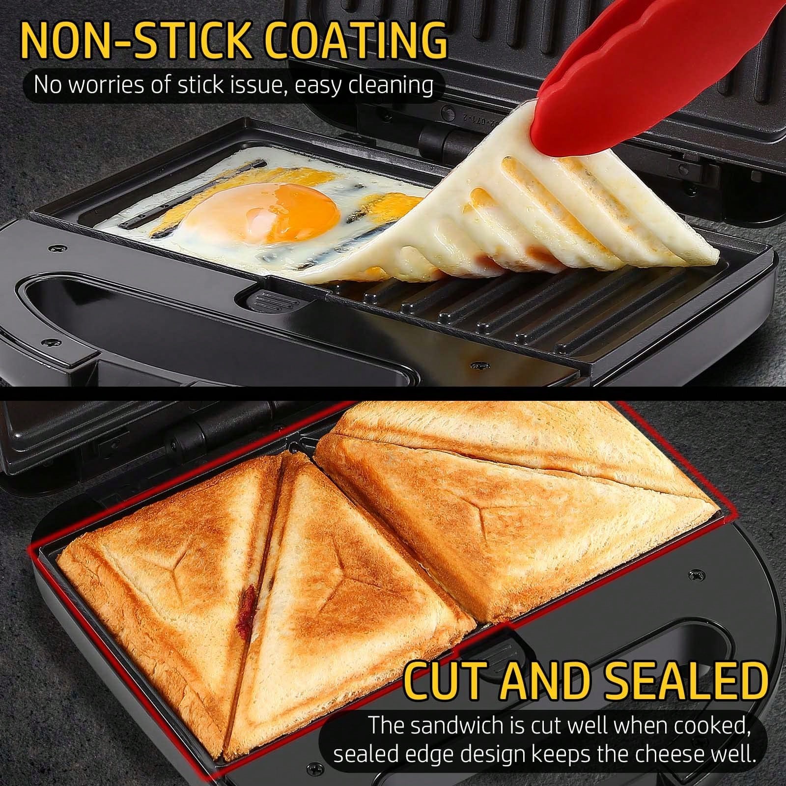 เครื่องทำแซนด์วิชและวาฟเฟิล 3- - Sandwich Press Panini บทวิจารณ์และราคา