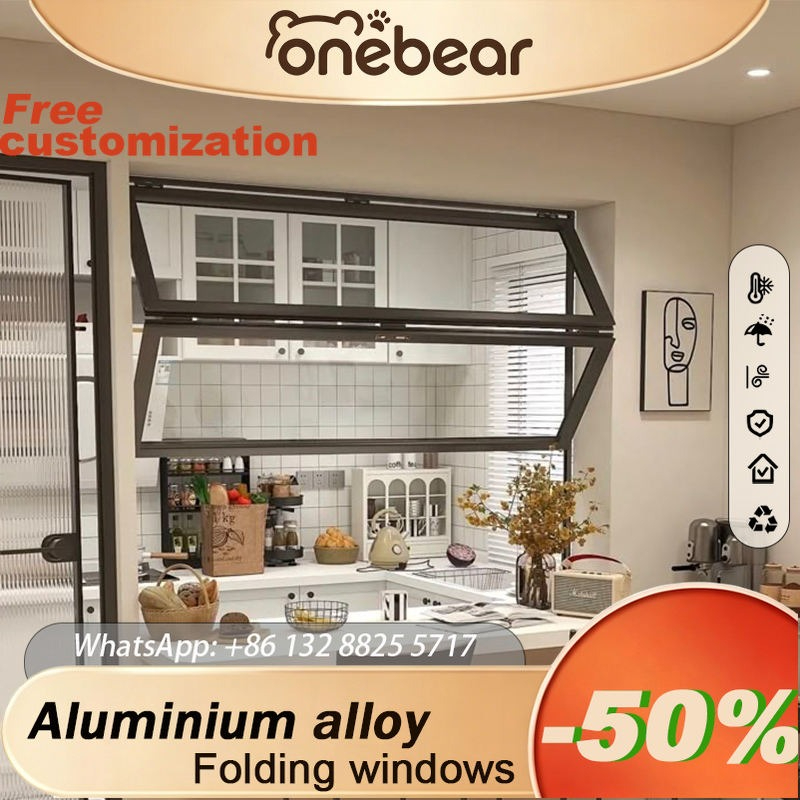 หน้าต่างอลูมิเนียมสีดำแบบพับได - Commercial Kitchen Windows บทวิจารณ์และราคา
