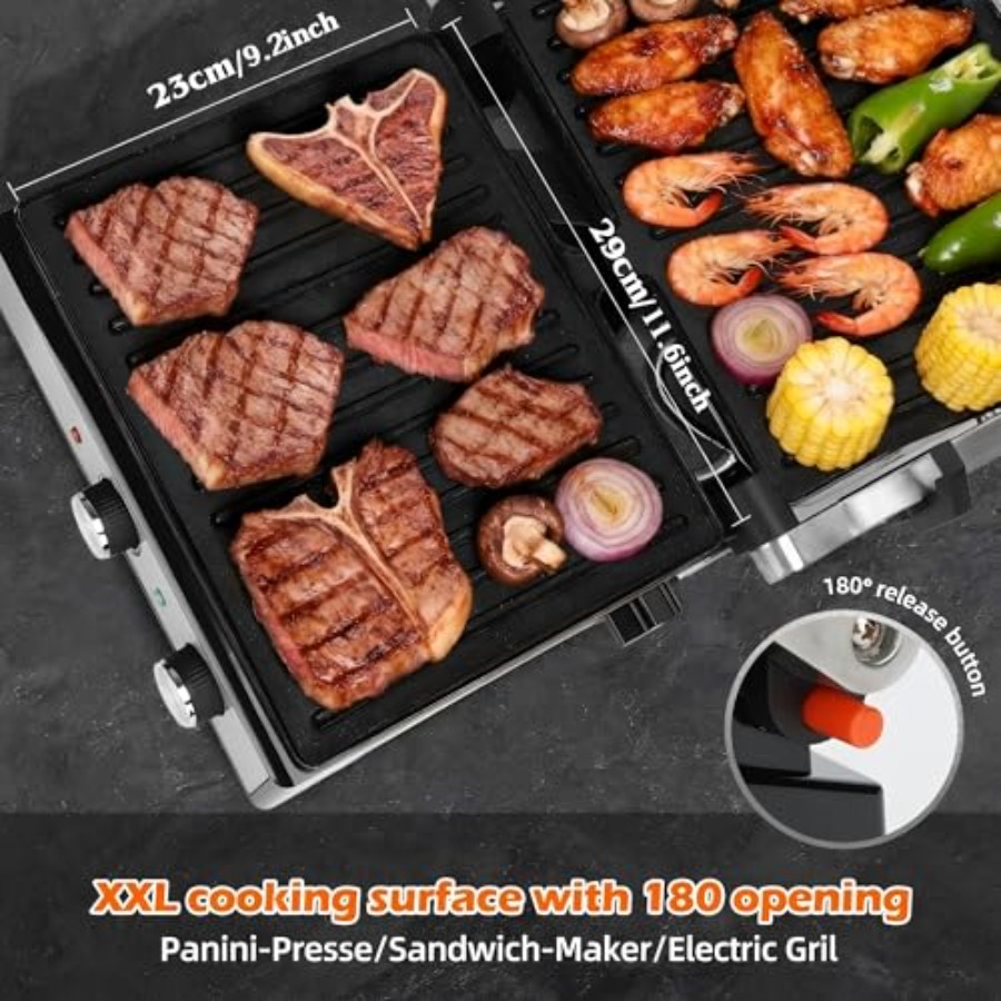 เครื่องทำแซนด์วิชแบบกด Panini  - Sandwich Press Panini บทวิจารณ์และราคา