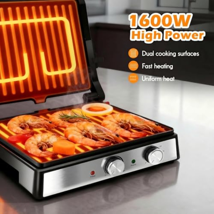 เครื่องทำแซนด์วิชแบบกด Panini  - Sandwich Press Panini บทวิจารณ์และราคา