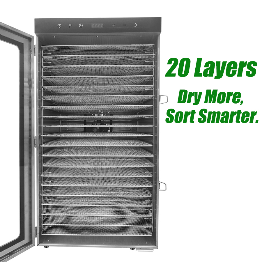 เครื่องอบแห้งอาหารสแตนเลส 2000 - Commercial Food Dehydrator บทวิจารณ์และราคา