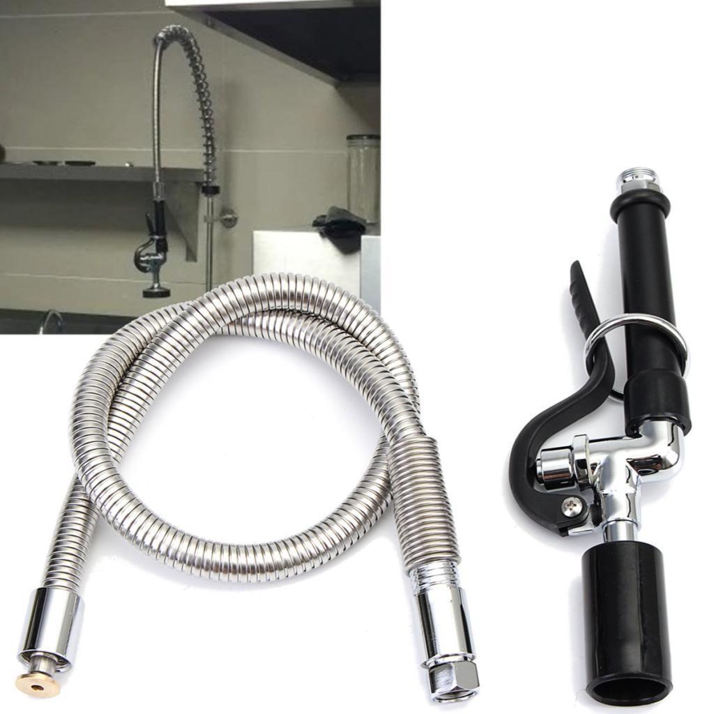 หัวก๊อกก๊อกน้ำทองเหลืองพร้อมสา - Commercial Kitchen Tap With Spray บทวิจารณ์และราคา