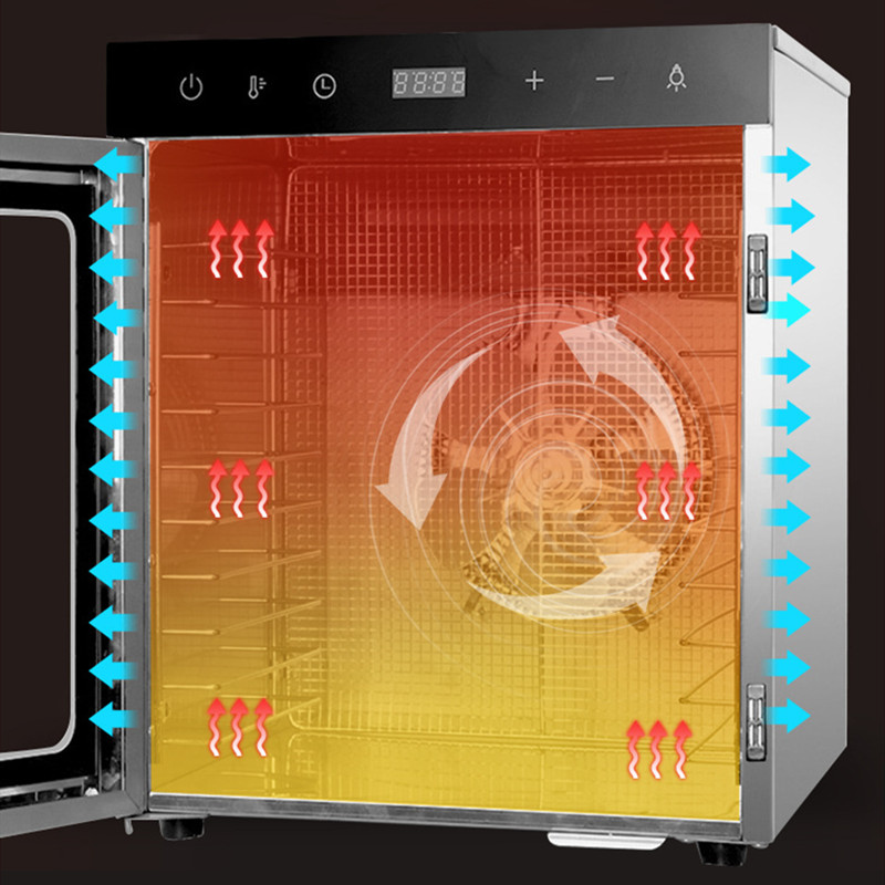 เครื่องอบแห้งผลไม้แห้งอาหาร 10 - Commercial Food Dehydrator บทวิจารณ์และราคา
