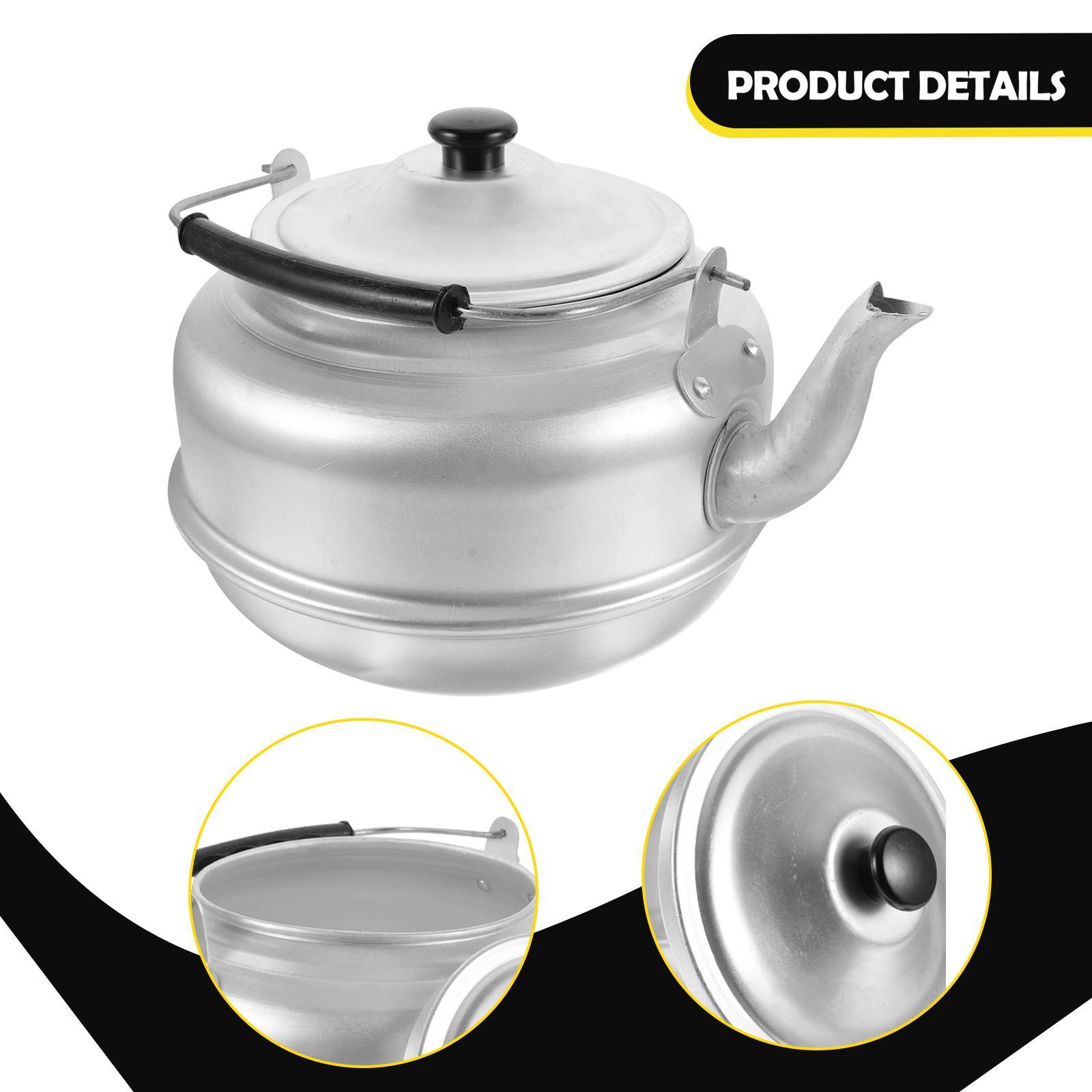 กาต้มน้ำอลูมิเนียมแบบพกพา ด้าม - Commercial Kitchen Kettle บทวิจารณ์และราคา