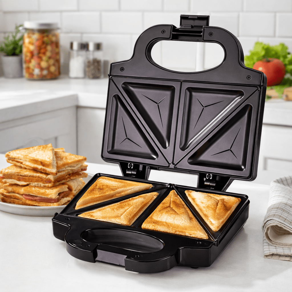 เครื่องทำแซนวิชและเครื่องกดพาน - Sandwich Press Panini บทวิจารณ์และราคา