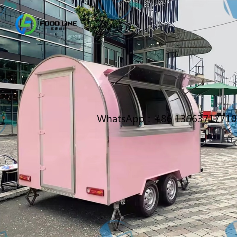รถพ่วงขายอาหารทรงกลมแบบกำหนดเอ - Commercial Kitchen Windows บทวิจารณ์และราคา