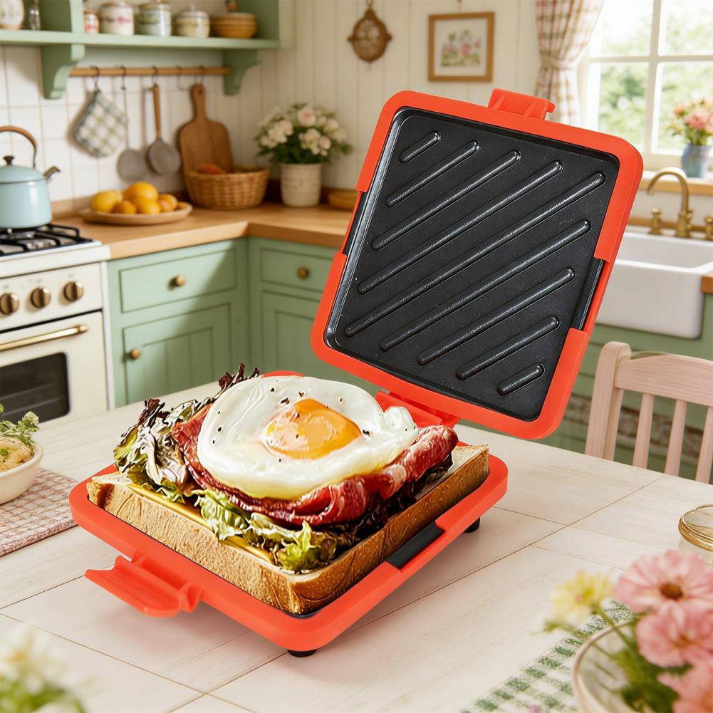 เครื่องทำแซนวิชไมโครเวฟ ถาดอบเ - Sandwich Press Panini บทวิจารณ์และราคา