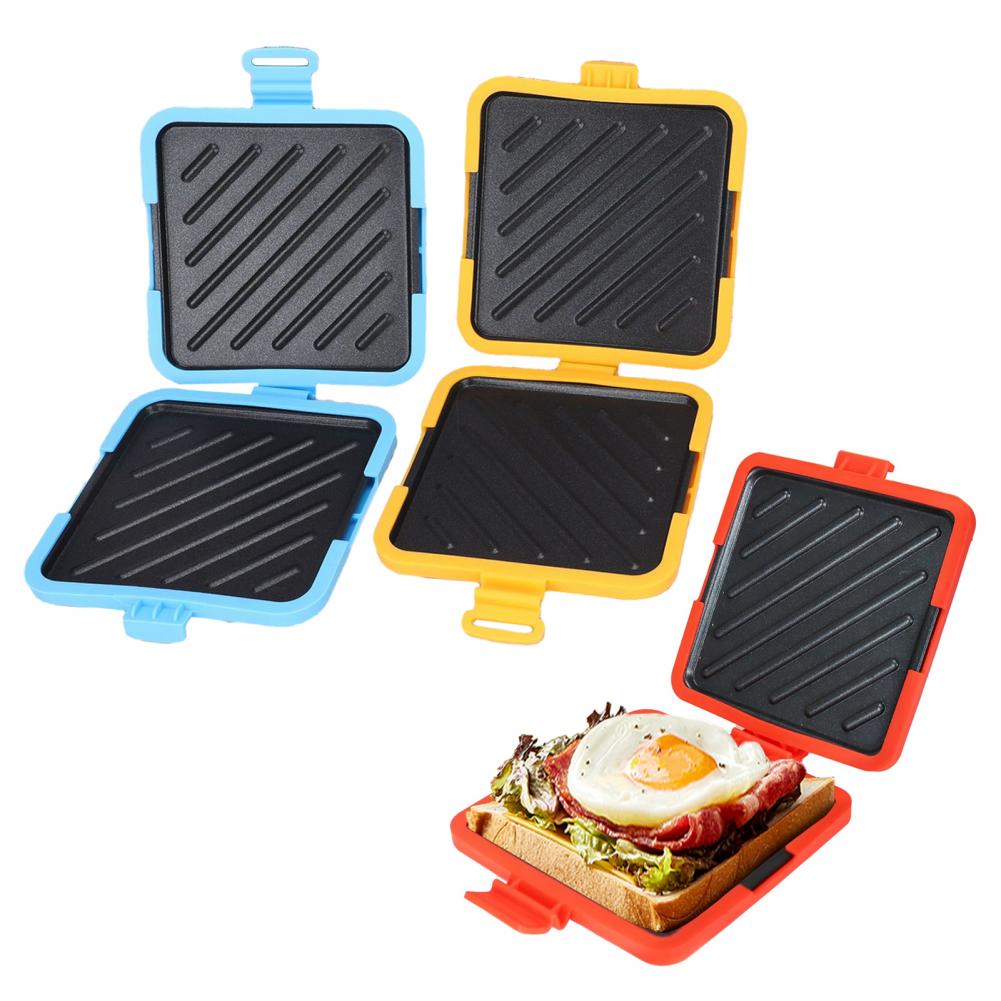 เครื่องทำแซนวิชไมโครเวฟ ถาดอบเ - Sandwich Press Panini บทวิจารณ์และราคา