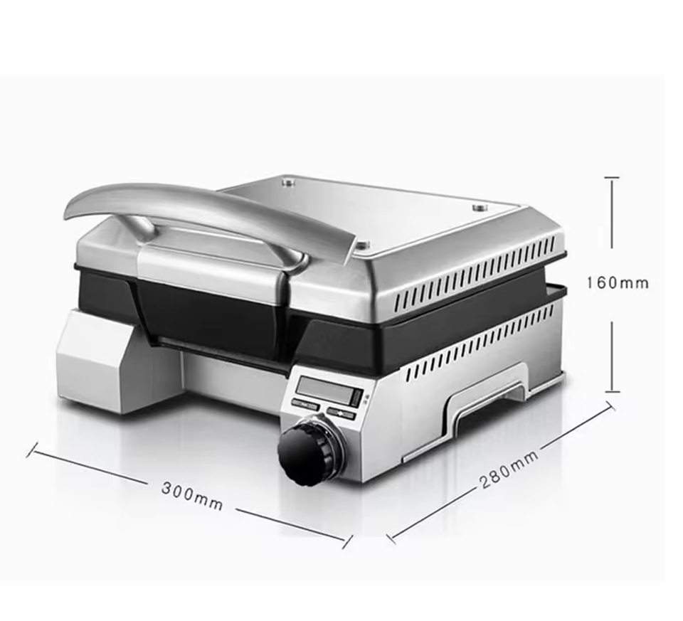 เตาปิ้งย่างสเต็กแบบถอดได้ เครื - Sandwich Press Panini บทวิจารณ์และราคา