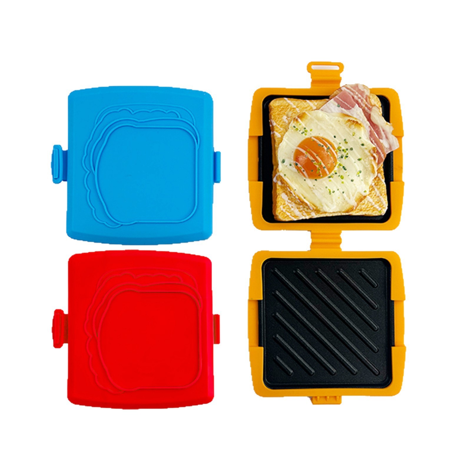 เครื่องทำแซนวิชไมโครเวฟ 3-in-1 - Sandwich Press Panini บทวิจารณ์และราคา